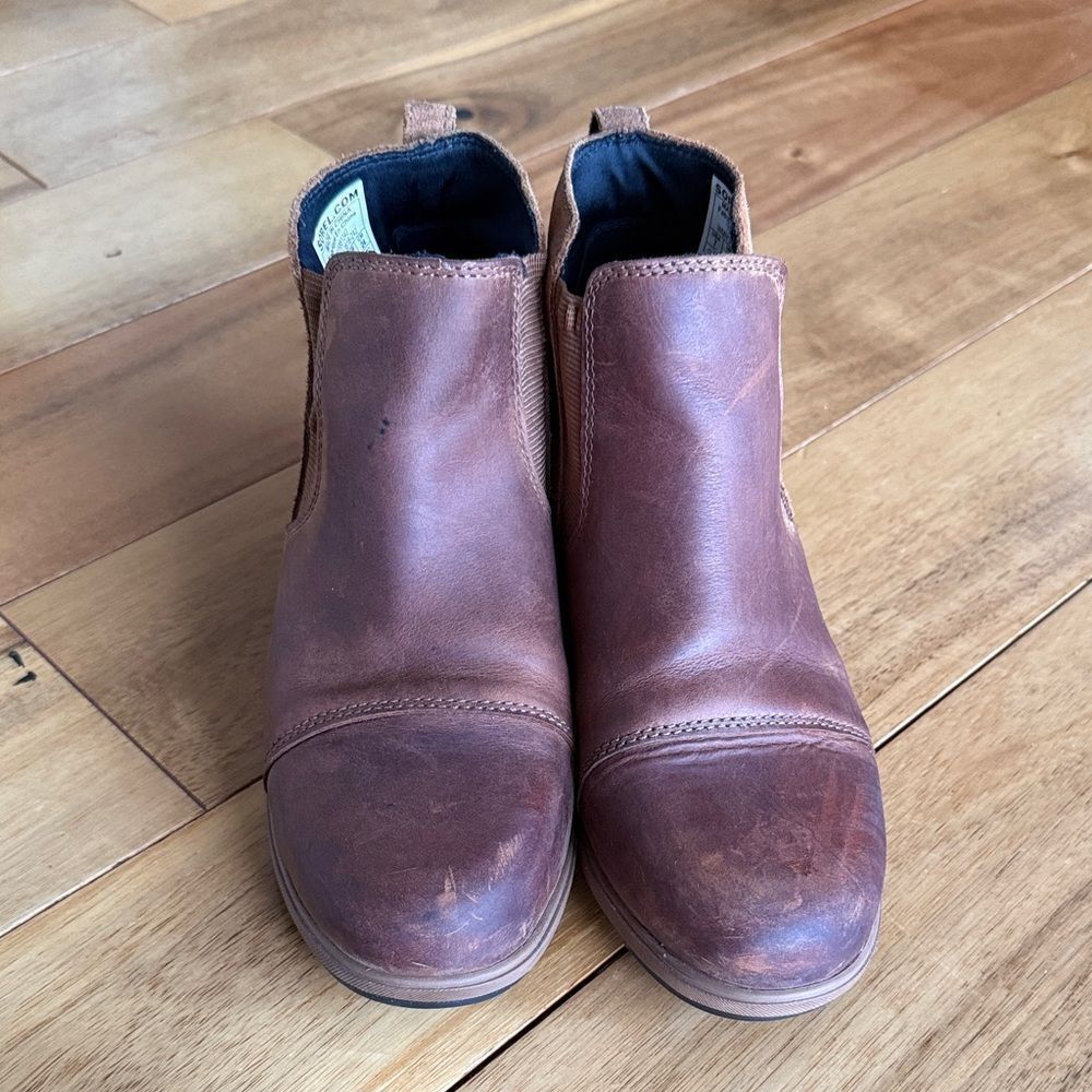 Sorel wedge booties